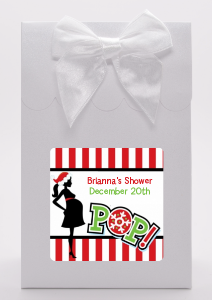 She's Ready To Pop Christmas Edition - Baby Shower Goodie Bags