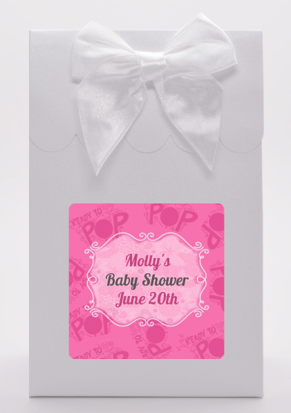 She's Ready To Pop Pink - Baby Shower Goodie Bags