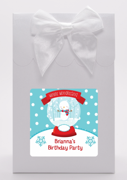 Snow Globe Winter Wonderland - Birthday Party Goodie Bags