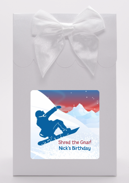 Snowboard - Birthday Party Goodie Bags