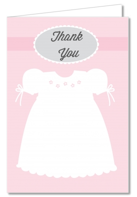 Sweet Little Lady - Baby Shower Thank You Cards