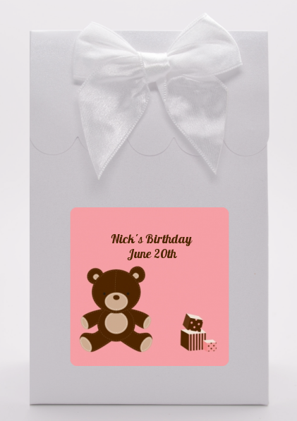  Teddy Bear - Birthday Party Goodie Bags Blue