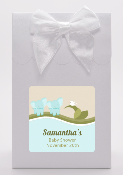 Twin Elephant Boys - Baby Shower Goodie Bags