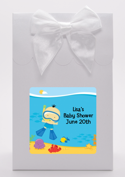 Under the Sea Asian Baby Boy Snorkeling - Baby Shower Goodie Bags