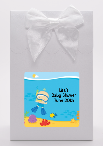 Under the Sea Baby Boy Snorkeling - Baby Shower Goodie Bags