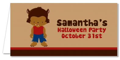 Werewolf - Personalized Halloween Place Cards