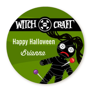  Witch Craft - Round Personalized Halloween Sticker Labels 