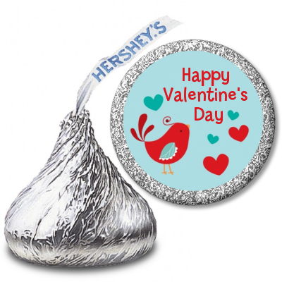 Your The Tweetest Little Birdie - Hershey Kiss Valentines Day Sticker Labels