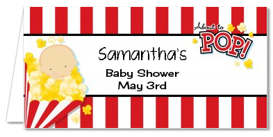 About To Pop ® - Personalized Baby Shower Place Cards