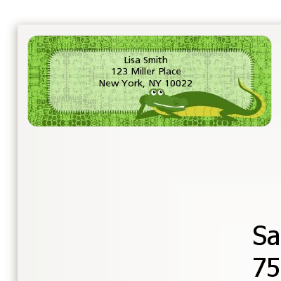 Gator - Baby Shower Return Address Labels