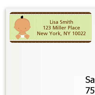 Baby Neutral Hispanic - Baby Shower Return Address Labels