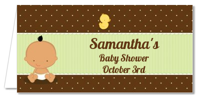 Baby Neutral Hispanic - Personalized Baby Shower Place Cards