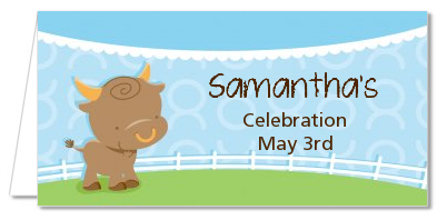 Bull | Taurus Horoscope - Personalized Baby Shower Place Cards