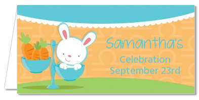 Bunny | Libra Horoscope - Personalized Baby Shower Place Cards