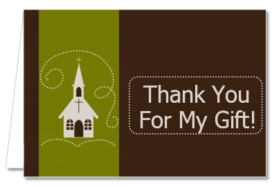 Church - Baptism / Christening Thank You Cards