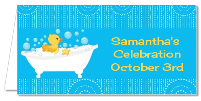 Duck - Personalized Baby Shower Place Cards