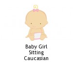 Baby Girl Sitting Caucasian