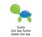 Turtle Boy Sea Turtle Under the Sea