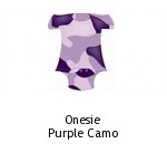 Onesie Purple Camo