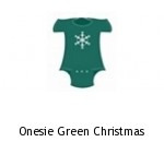 Onesie Green Christmas