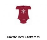 Onesie Red Christmas