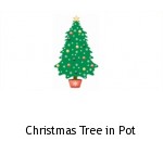 Christmas Tree in Pot