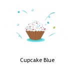 Cupcake Blue