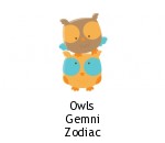Owls Gemni Zodiac