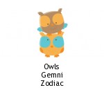 Owls Gemni Zodiac