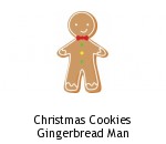 Christmas Cookies Gingerbread Man