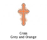 Cross Grey and Orange