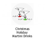 Christmas Holiday Martini Drinks
