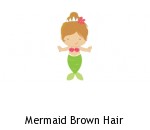 Mermaid Brown Hair