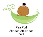Pea Pod African American Girl