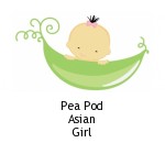 Pea Pod Asian Girl