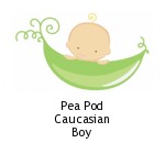 Pea Pod Caucasian Boy