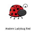 Modern Ladybug Red