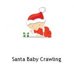 Santa Baby Crawling