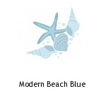 Modern Beach Blue