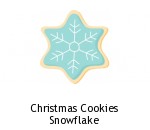 Christmas Cookies Snowflake