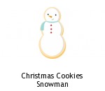 Christmas Cookies Snowman