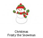 Christmas Frosty the Snowman