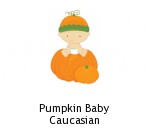 Pumpkin Baby Caucasian