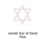 Jewish Star of David Pink