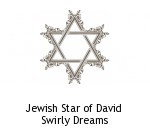 Jewish Star of David Swirly Dreams