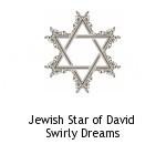 Jewish Star of David Swirly Dreams