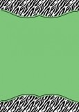 Zebra Print Green