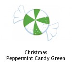 Christmas Peppermint Candy Green
