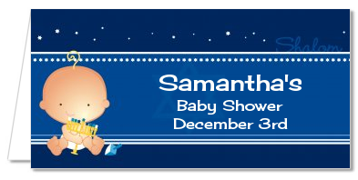 Hanukkah Baby - Personalized Baby Shower Place Cards