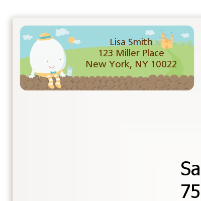 Humpty Dumpty - Baby Shower Return Address Labels